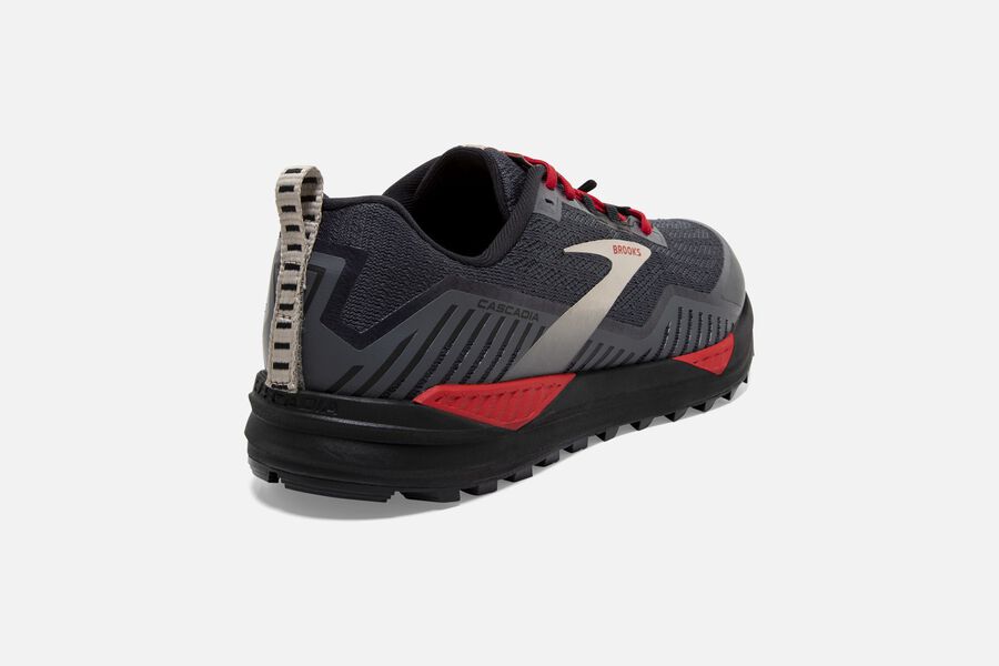 Brooks Cascadia 15 Gtx Trail Loopschoenen Heren - Zwart/Rood - 407389BSZ